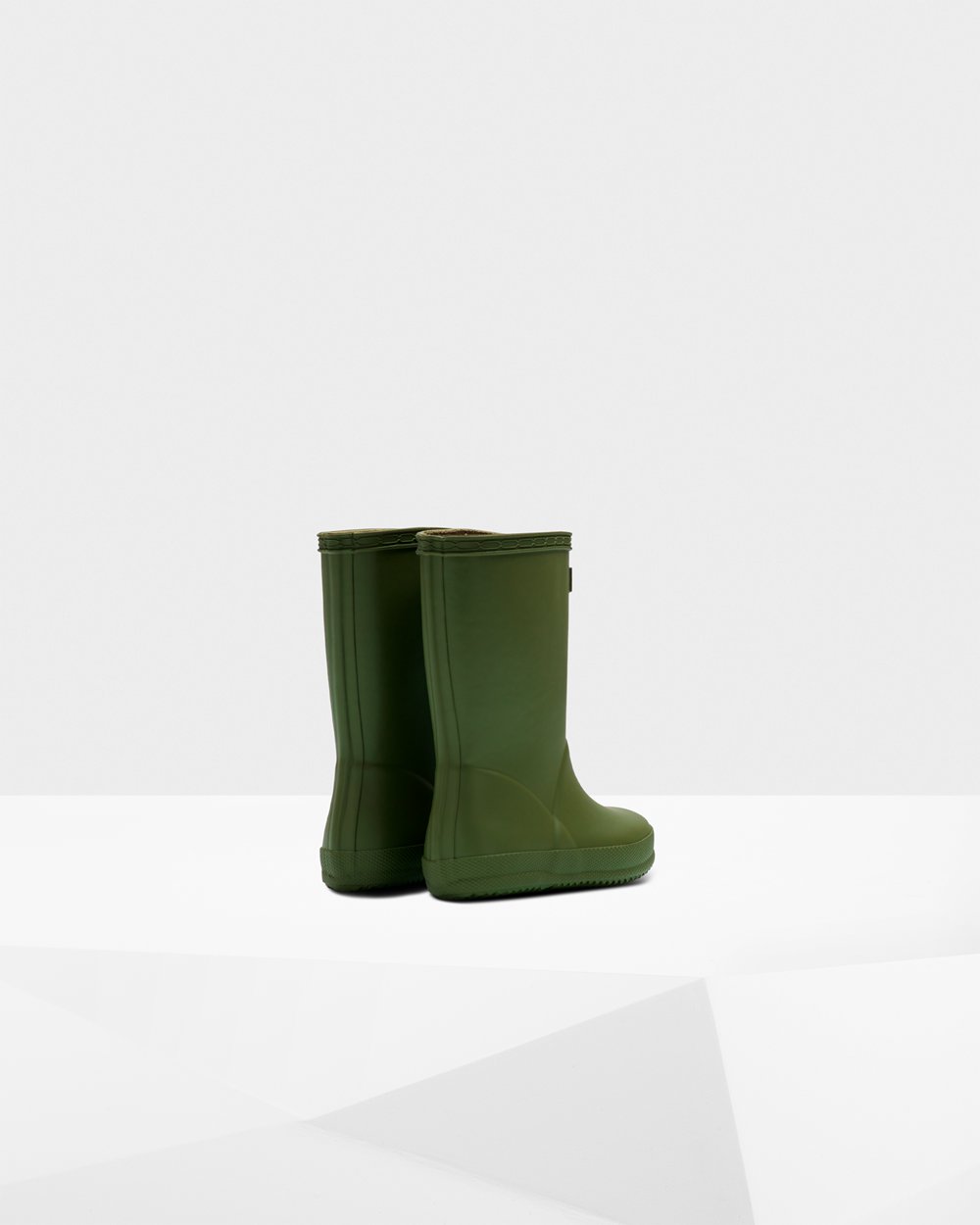 Hunter Niños Original First Classic - Botas de Lluvia Verde - 082-CYUVLX